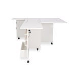 Kangaroo Sewing Furniture Wallaby II Studio Wallaby Air Lift and Dingo II Sewing Cabinet Set WHITE (WS-WHT)