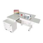 Kangaroo Sewing Furniture Kookaburra, Kangaroo and Joey II Bundle Cabinet Set (Ash White) - Sewingmachinesplus.com