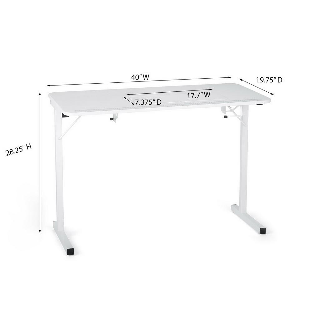 Arrow 98601 Gidget I Craft & Hobby Table - White Finish