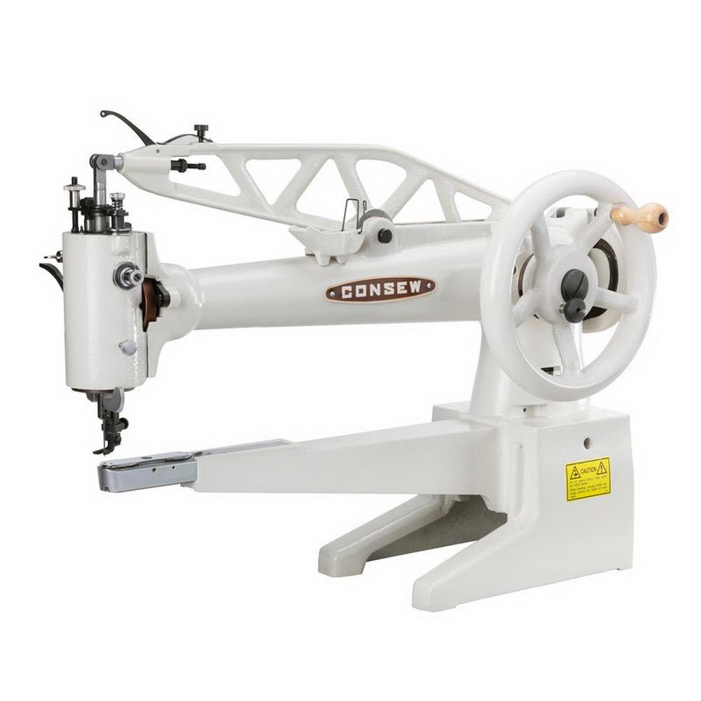 Consew 29BL Single Needle with large bobbin, 18in Cylinder Arm, Shoe Repair and Mending, Lockstitch Machine - Sewingmachinesplus.com