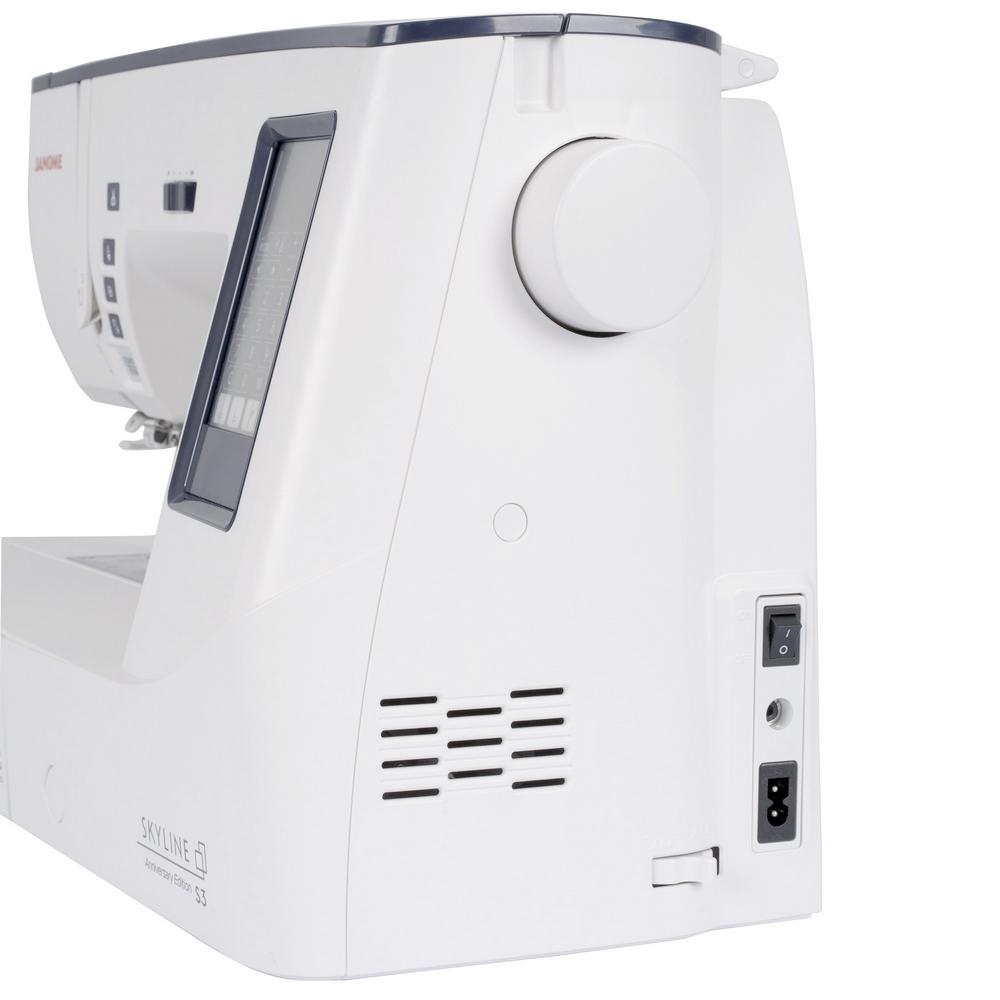 Janome Skyline 3 Anniversary Edition Sewing and Quilting Machine (Open Box Model) - Sewingmachinesplus.com