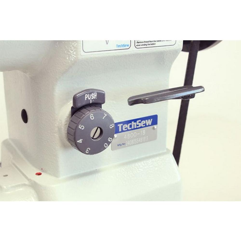 Techsew 4800 - 18 Long Arm Cylinder Walking Foot Industrial Sewing Machine - Sewingmachinesplus.com