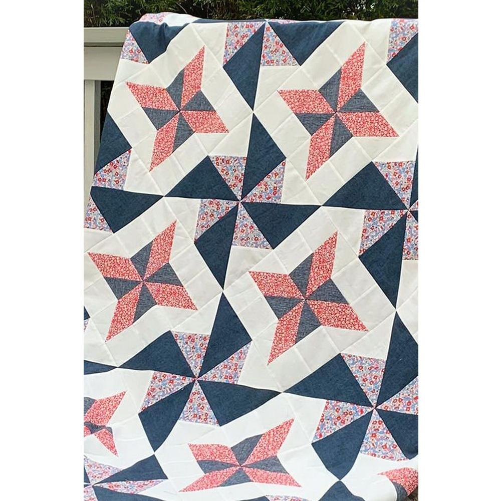 Seams Sew Me Quilt Pattern - Lovely Pinwheels - Sewingmachinesplus.com