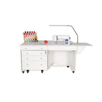 Kangaroo Sewing Furniture Kookaburra, Kangaroo and Joey II Bundle Cabinet Set (Ash White) - Sewingmachinesplus.com