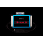 EZ Name Frame 5X7 for all Brother/Baby Lock Single Needle Flat Bed Machines with a slide - in adaptor EZ Frame Blue Adaptor Arms - Sewingmachinesplus.com