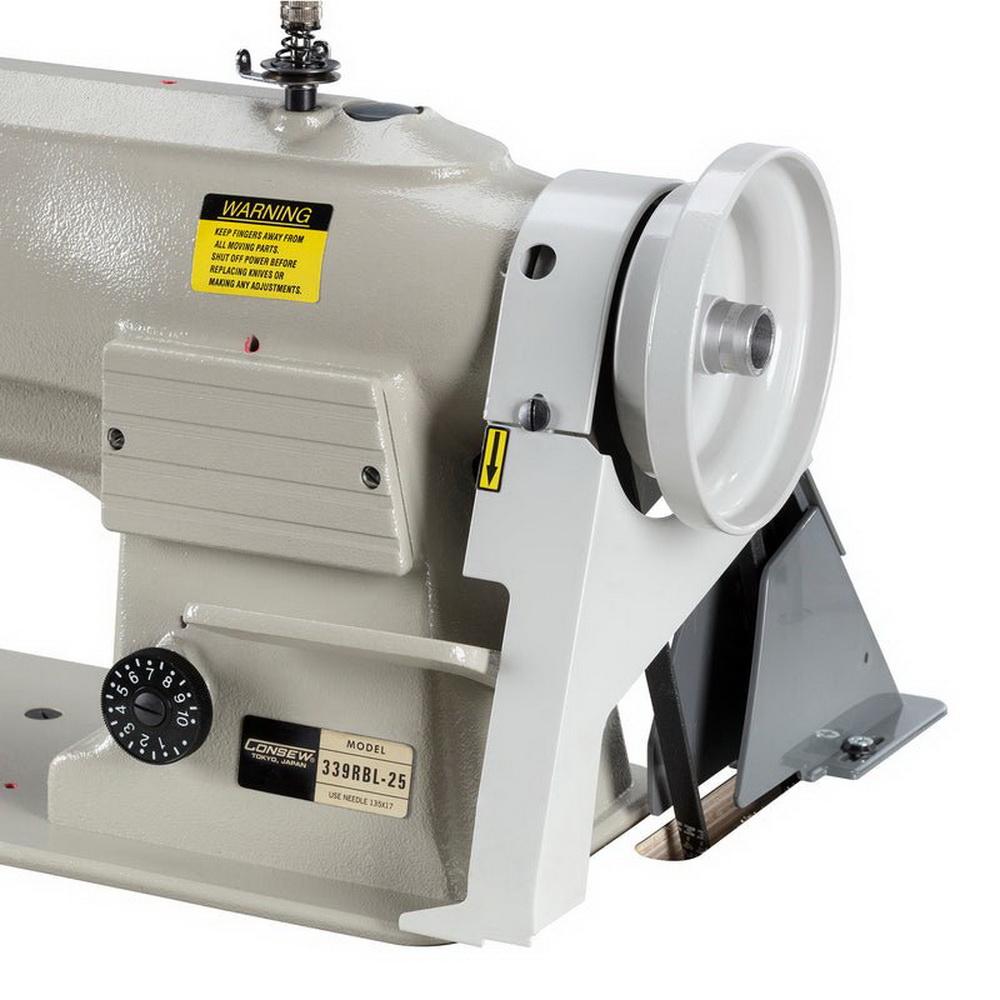 Consew 339RBL-25 with Assembled Table and Servo Motor