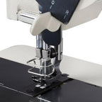 Consew 328RB-2 High Speed, Two Needle, Angular Stitching (Split Needle Bar), Drop Feed, Needle Feed, Walking Foot, Lockstitch Machine