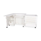 Kangaroo Sewing Furniture Wallaby II Studio Wallaby Air Lift and Dingo II Sewing Cabinet Set WHITE (WS-WHT)