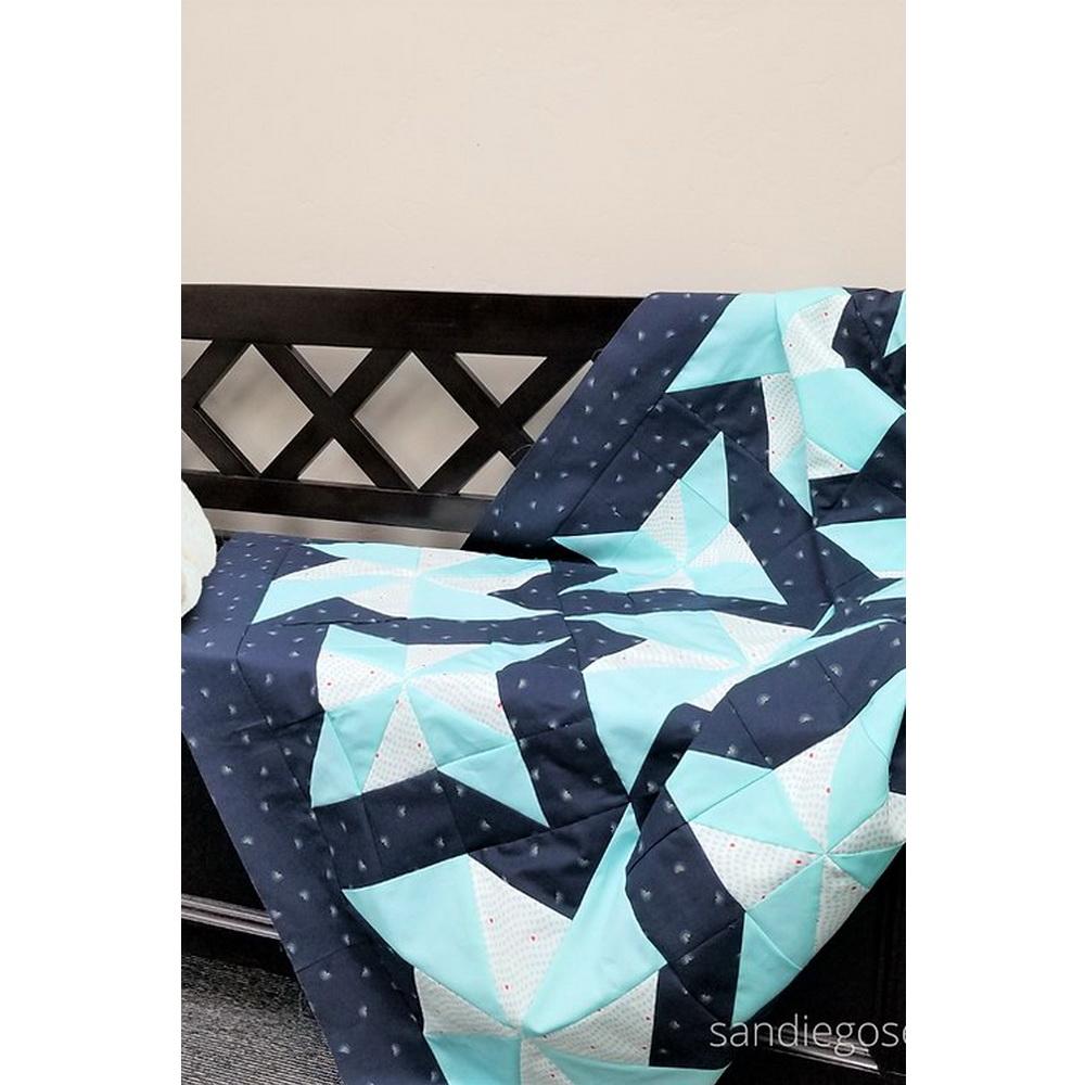 Seams Sew Me Quilt Pattern - Lovely Pinwheels - Sewingmachinesplus.com