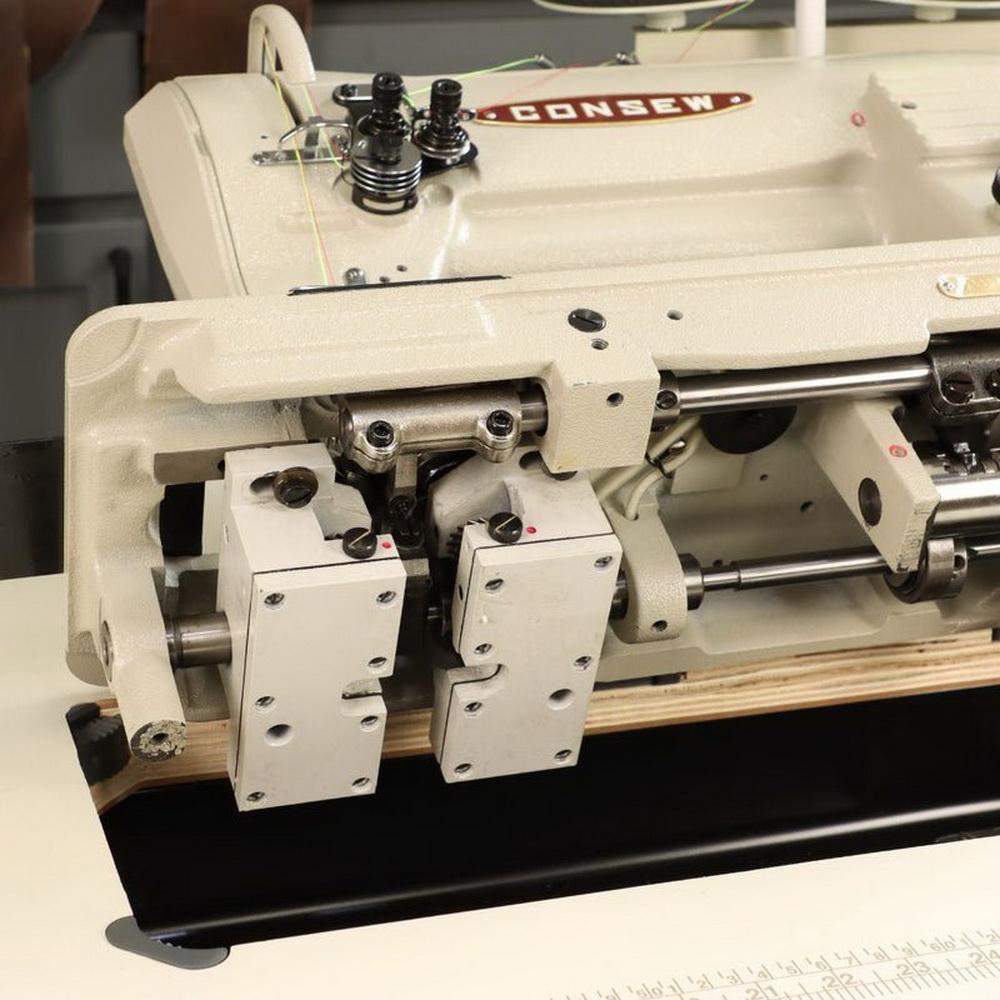 339RB - 4 Heavy Duty, High Speed, Two Needle, Lockstitch Machine, Drop Feed, Needle Feed and Alternating (Walking) Presser Feet - Sewingmachinesplus.com