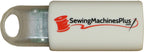 Embroidery USB Stick 2GB White - Sewingmachinesplus.com