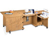 Sylvia Design Model 1050Q Quilters Sewing & Serger Cabinet