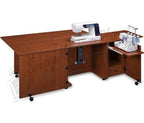 Sylvia Design Model 1050Q Quilters Sewing & Serger Cabinet