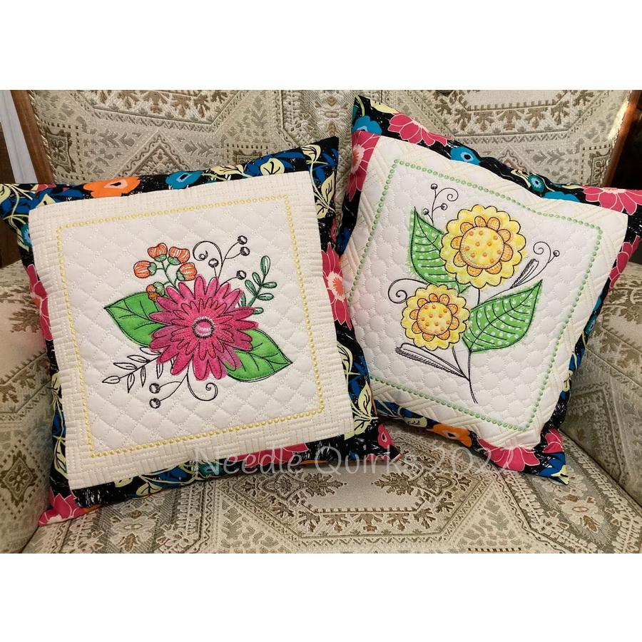 DIME Hand Hand Sketched Floral Collection By Reen Wilcoxson From Embroidery Garden - Sewingmachinesplus.com