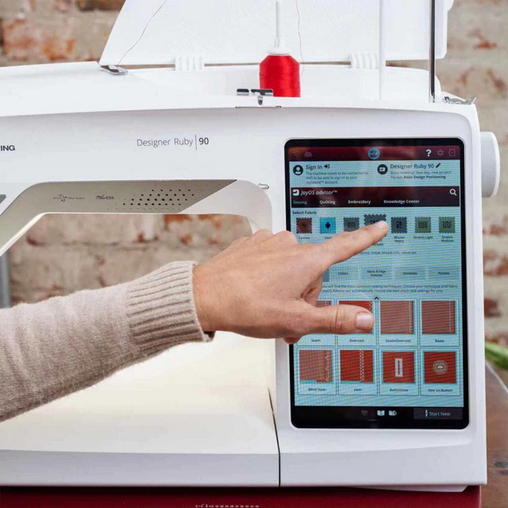 Husqvarna Viking Designer Ruby 90 Sewing & Embroidery Machine - Sewingmachinesplus.com