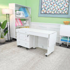 Kangaroo Sewing Furniture Kookaburra, Kangaroo and Joey II Bundle Cabinet Set (Ash White) - Sewingmachinesplus.com