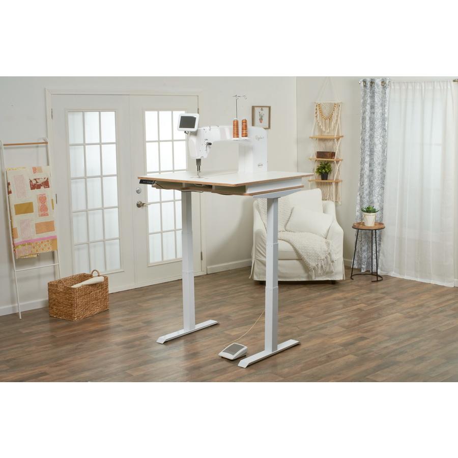 Baby Lock 20" Regalia ST Sit Down Longarm Stationary Machine With Standard Insert Table (Lift Table Upgrade Available) - Sewingmachinesplus.com