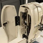 339RB - 4 Heavy Duty, High Speed, Two Needle, Lockstitch Machine, Drop Feed, Needle Feed and Alternating (Walking) Presser Feet - Sewingmachinesplus.com