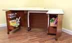 Arrow Serger Cabinet - Teak (62035)