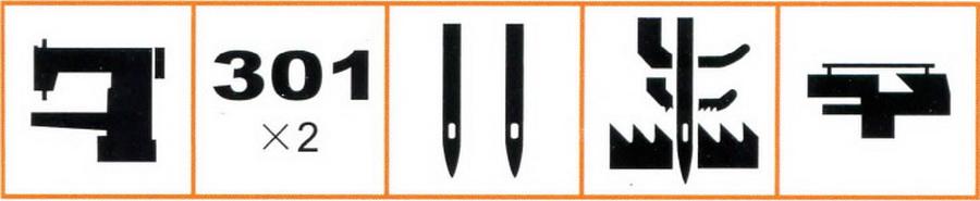 Highlead GC2268 Series Industrial Sewing Machines with Assembled Table and Servo Motor