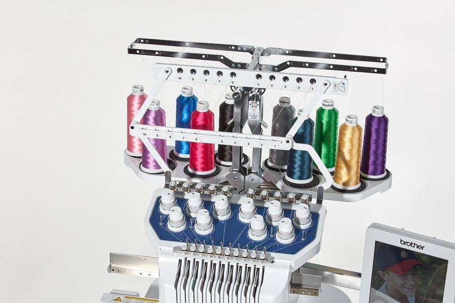 Brother PR1055X Entrepreneur Pro X 10 Needle Multi - Needle Embroidery Machine - Sewingmachinesplus.com