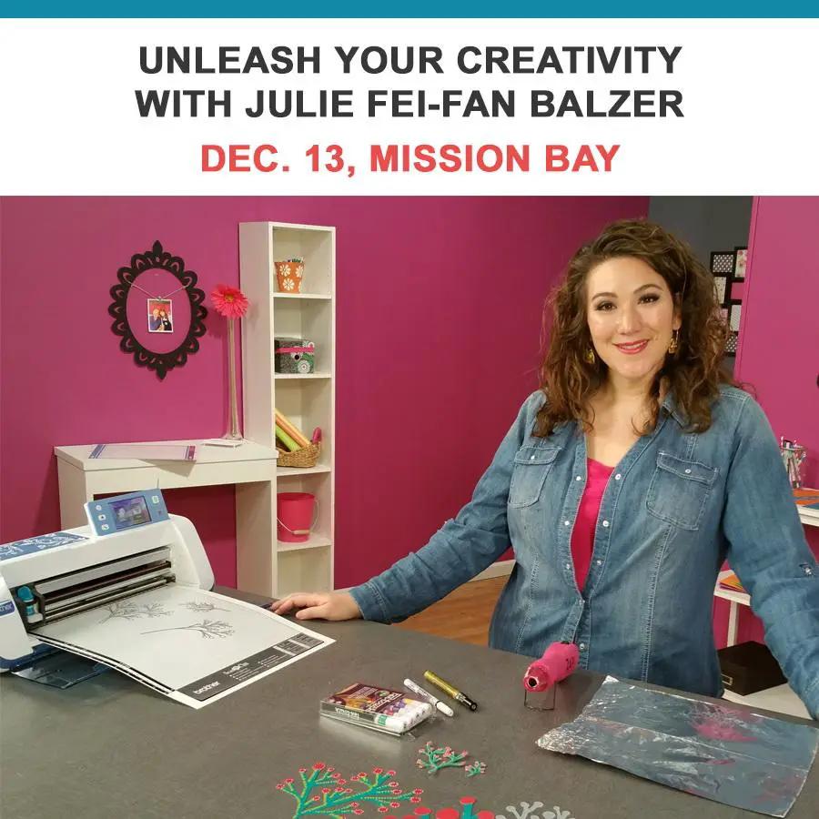 Unleash Your Creativity with TV's Julie Fei - Fan Balzer 1 Day Hands - On Scan N Cut Event - Sewingmachinesplus.com