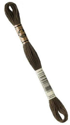 DMC Embroidery Floss 8.7yd VERY DARK BROWN GRAY (Box of 12) - Sewingmachinesplus.com