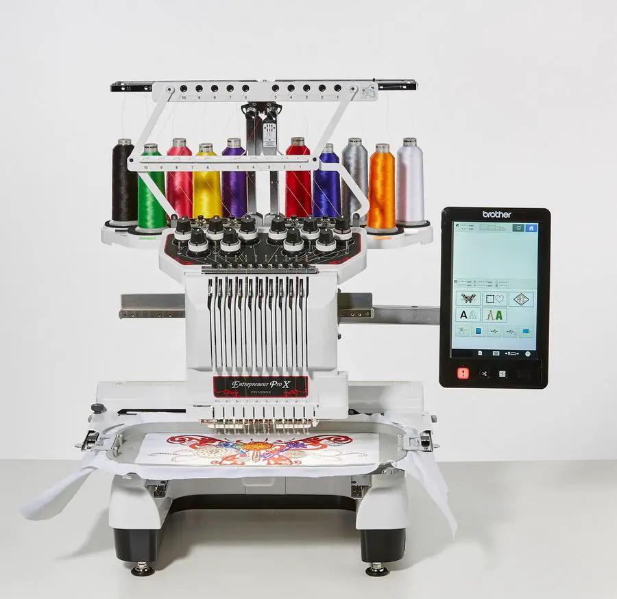 Brother Entrepreneur ProX PR1050X Multi - Needle Embroidery Machine - Sewingmachinesplus.com