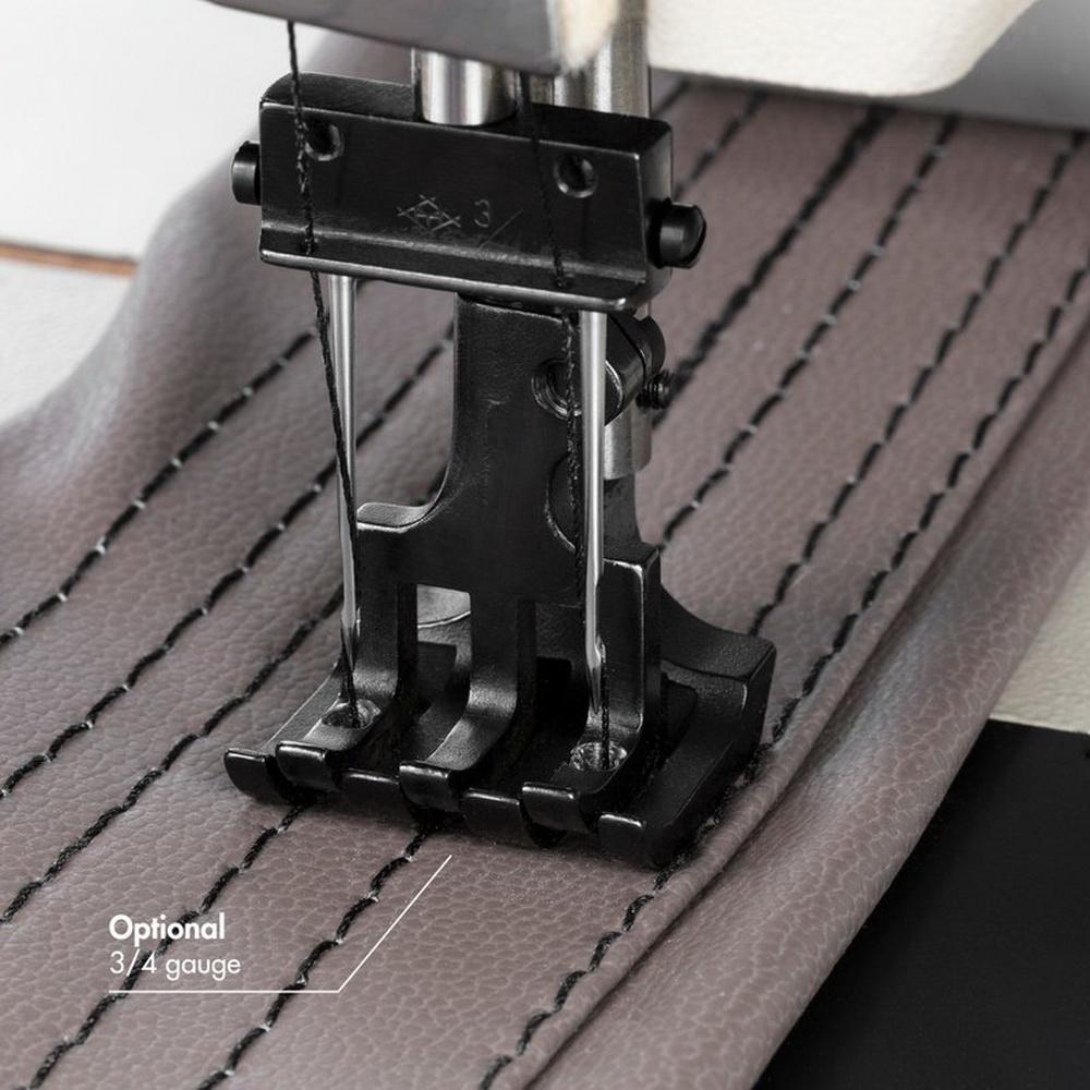 339RB - 4 Heavy Duty, High Speed, Two Needle, Lockstitch Machine, Drop Feed, Needle Feed and Alternating (Walking) Presser Feet - Sewingmachinesplus.com