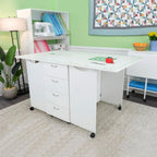 Kangaroo Sewing Furniture Kookaburra, Kangaroo and Joey II Bundle Cabinet Set (Ash White) - Sewingmachinesplus.com