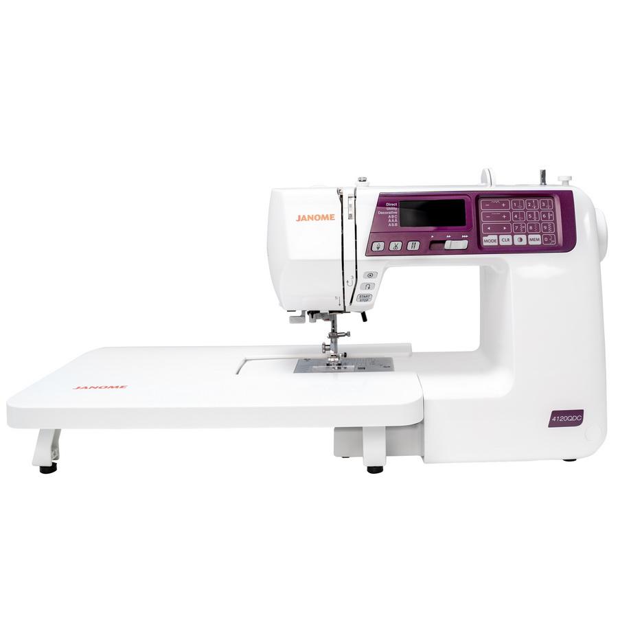 Janome 4120QDC - G Computer Sewing Machine - Purple/Grape Color (OPEN BOX MODEL) - Sewingmachinesplus.com
