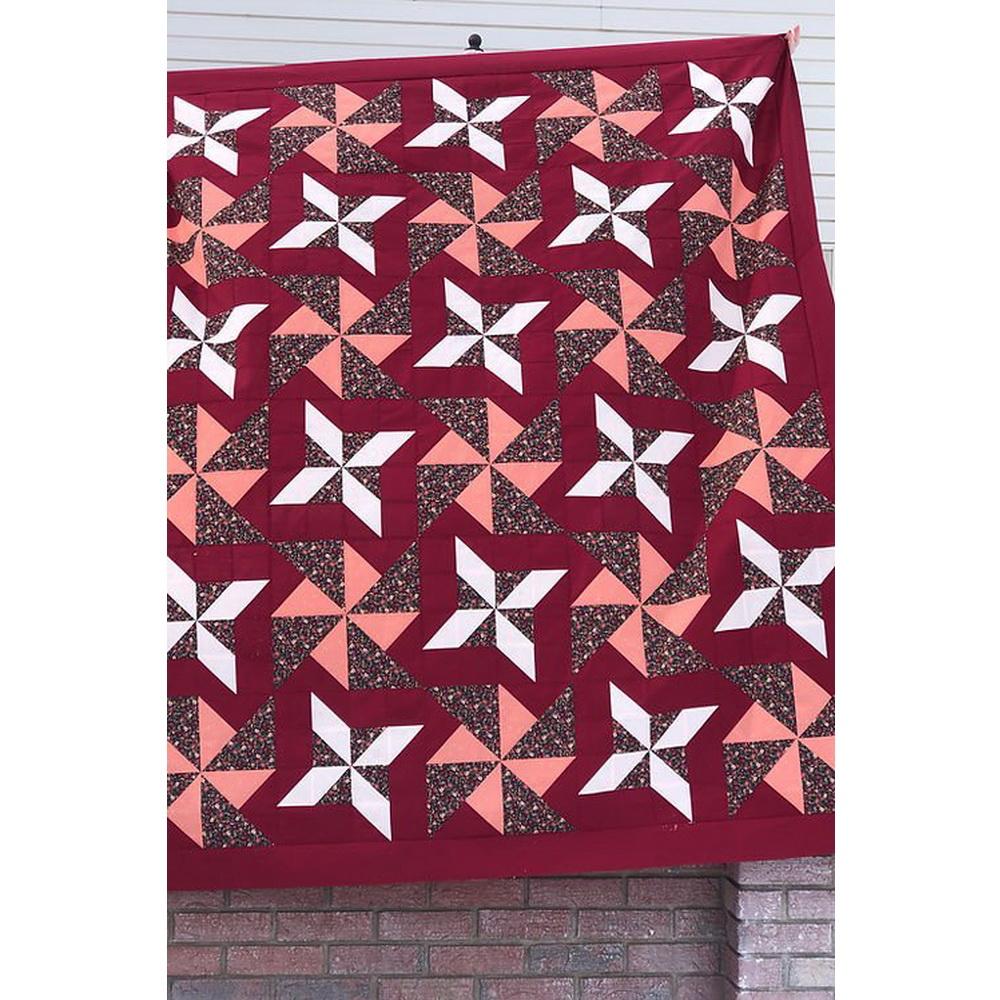 Seams Sew Me Quilt Pattern - Lovely Pinwheels - Sewingmachinesplus.com