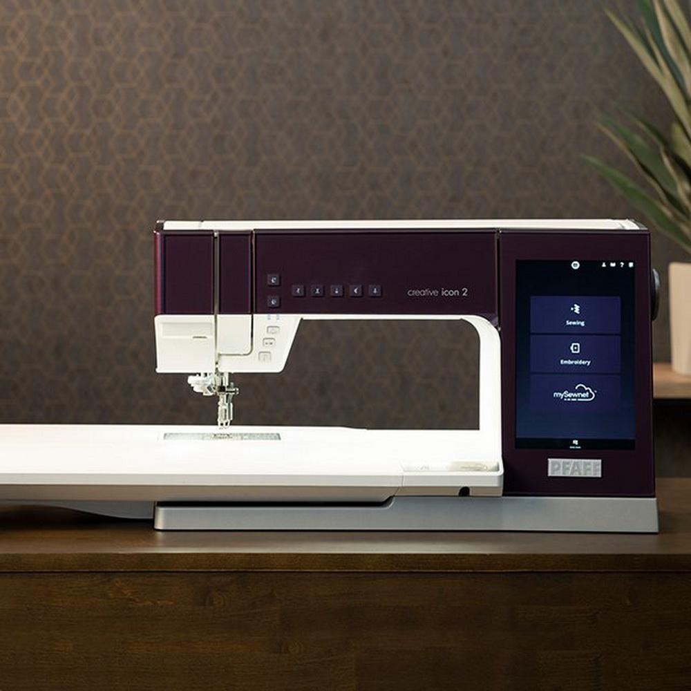 Pfaff Creative Icon 2 Sewing and Embroidery Machine - Purple Aurora - Sewingmachinesplus.com