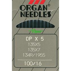 Organ Industrial Needles System 135x5 and 135x7 - 10pk