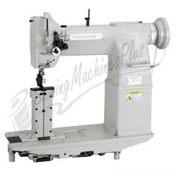 Econosew Two-needle 7in. Post-bed Lockstitch Machine 138E26B w/ Roller Foot