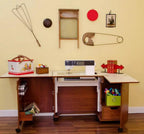 Arrow Serger Cabinet - Teak (62035)