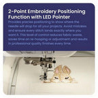 Brother Celeste CX1e Embroidery Machine - Sewingmachinesplus.com
