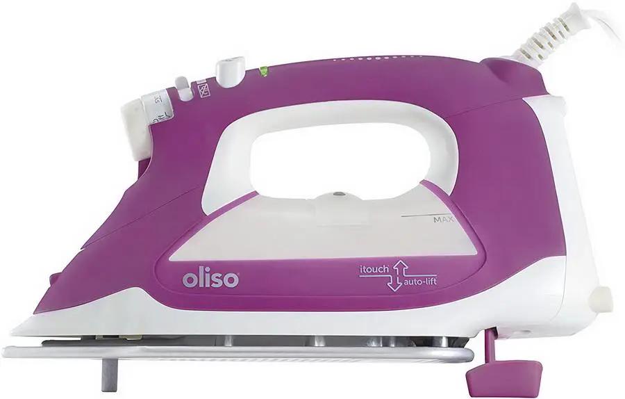 Oliso Ultra-Precision Steam Iron TG1100-P in purple with white accents