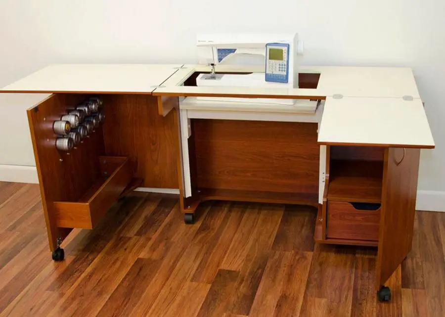 Arrow Serger Cabinet - Teak (62035)
