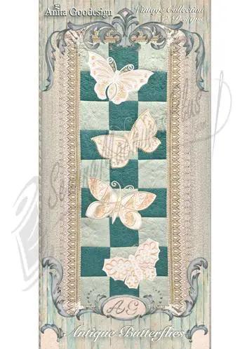Anita Goodesign Antique Butterflies 151AGHD - Sewingmachinesplus.com