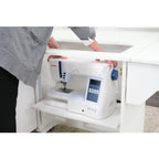 Kangaroo Sewing Furniture Wallaby II Studio Wallaby Air Lift and Dingo II Sewing Cabinet Set WHITE (WS-WHT)