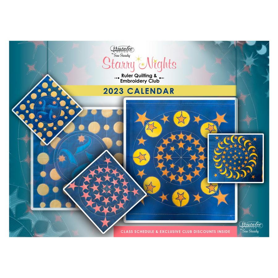 Sew Steady Starry Nights Ruler Work & Embroidery Club - Sewingmachinesplus.com