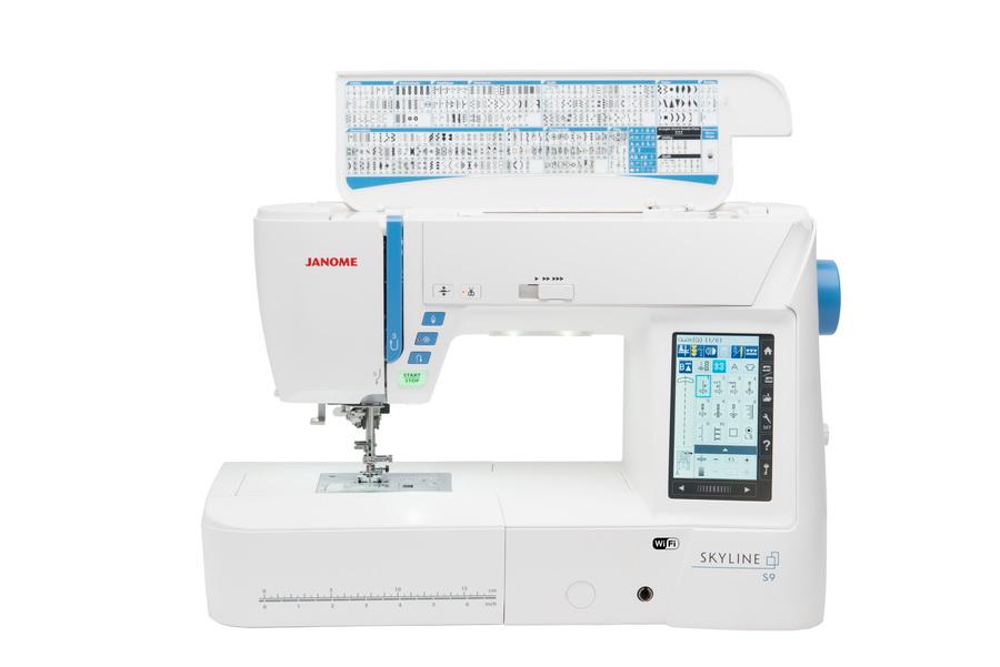 Janome SKYLINE S9 Sewing and Embroidery Machine (OPEN BOX MODEL) - Sewingmachinesplus.com