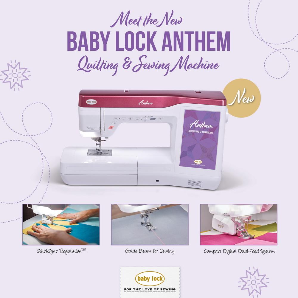 Baby Lock Anthem Quilting and Sewing Machine (OPEN BOX MODEL) - Sewingmachinesplus.com
