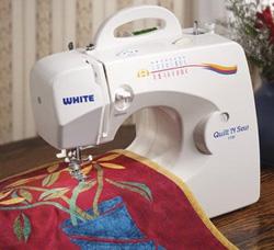 White Quilt N Sew 1730 Sewing Machine - Sewingmachinesplus.com