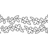 Groovy Board - 10in. Flowers on Parade Quilting Template