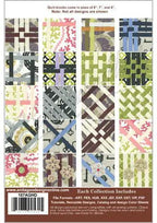 Anita Goodesign Ribbon Quilt Design Pack 187AGHD embroidery design collection featuring ribbon quilt blocks
