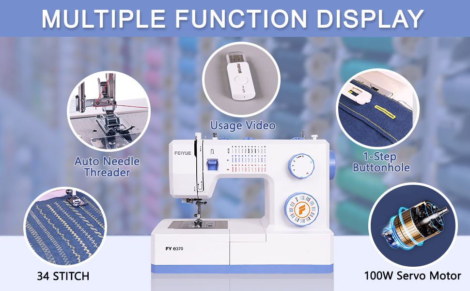 FY - e370 Mechanical Sewing Machine - Sewingmachinesplus.com