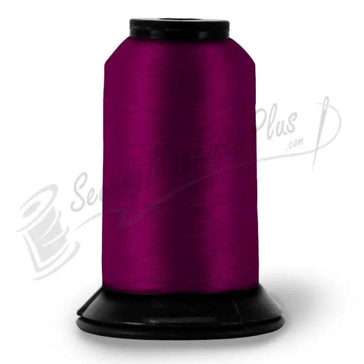 Embroidery Thread spool, Floriani, magenta polyester, 1100yd