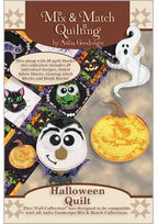 Halloween Quilt Mix & Match Embroidery Design Software by Anita Goodesign, colorful quilt blocks